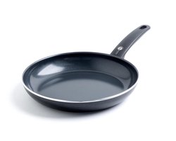 GreenPan Cambridge Koekenpan 32cm - PFAS-vrije antikleeflaag - Koekenpan inductie - Keramische pan - Ovenbestendig tot 180°C - Koudgrepen - Zwart