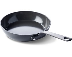 Greenpan Craft Aluminium Koekenpan Ø30cm – PFAS-vrij – Zwart – Inductie- en Vaatwassergeschikt – Ovenbestendig tot 220° - Gehard Aluminium – RVS Handgrepen – Groter bakoppervlak