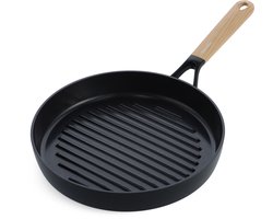 GreenPan Eco-Smartshape Grillpan 28cm - PFAS-vrije antikleeflaag - Grillpan inductie - Keramische pan - Ovenbestendig tot 140°C - Koudgrepen - Zonder deksel - Light wood