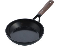 GreenPan Eco-Smartshape Koekenpan 20cm - PFAS-vrije antikleeflaag - Koekenpan inductie - Keramische koekenpan - Ovenbestendig tot 140°C - Koudgrepen - Zonder deksel - Dark wood
