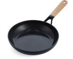 GreenPan Eco-Smartshape Koekenpan 24cm - PFAS-vrije antikleeflaag - Koekenpan inductie - Keramische koekenpan - Ovenbestendig tot 140°C - Koudgrepen - Zonder deksel - Light wood