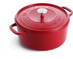 GreenPan Featherweights stoofpan 22cm - 3,3l - Rood - PFAS-vrij
