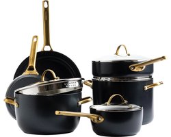 Greenpan Padova Pannenset 6-delig - Zwart