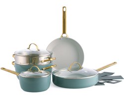 GreenPan Padova Skyblue 10-delige set - PFAS-vrij