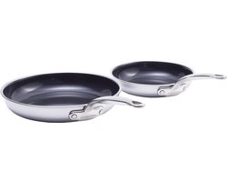 GreenPan Première koekenpannenset 20cm & 28cm - Tri-ply - PFAS-vrij