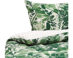 GREENWOOD - Beddengoed - Groen - 155 x 220 cm - Katoen