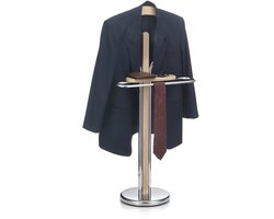 GREGOR kapstok met MDF onderdelen in Sonoma eik Verchroomd metalen frame