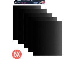 Grelesto BBQ Matje Grill Mat (5 Stuks) - BBQ Accesoires - Herbruikbare Bakmat - Anti Aanbak Ovenmat - Extra Dik - 33 x 40 cm