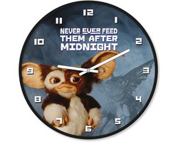 Gremlins - Never ever feed - Wandklok - Multicolor - 25x25cm