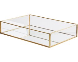 GRENOBLE - Dienblad - Goud - Glas
