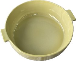 Gresnovo - ovenschaal - rond - 28cm - Agua Limon - Portugal - ovenschalen - inhoud 2 liter
