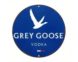 Grey Goose Vodka Wandbord [Grey Goose] [wanddecoratie] [Mancave of bar] [Mancavestuff]