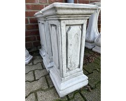 Griekse Zuil - 57 cm - Volledig Steen - Sokkel