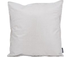 Grijs / Zilver Metallic Kussenhoes | Katoen / Metallic Print | 45 x 45 cm