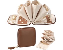 Grijze 4-delige opstapelbare sieraden tray set van 12,5 x 21 x 2,5 cm, lade organizer en compacte sieradenopberger voor ringen, oorbellen en armbanden op dressoir en lades