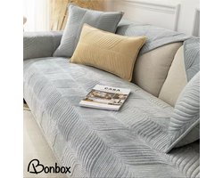 Grijze Bankbeschermer Zitgedeelte – Wasbaar, Anti-Slip & Optimale Bescherming 90x180cm