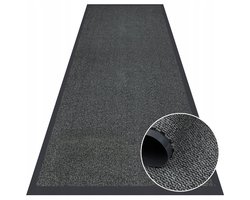 Grijze Deurmat 80x200 cm - Vuilvanger Buiten & Binnen