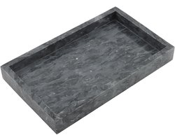 Grijze Marmeren Dienblad 30x20 cm - Decoratieve Organizer