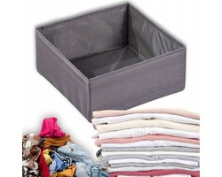 Grijze Stoffen Organizer voor Lades - 28x28x13cm