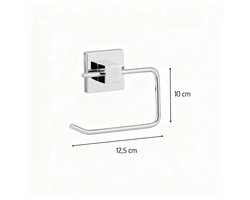 Grijze wandtoilettenpapierhouder Fackelmann Mare