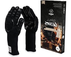 Grillhandschoenen Moesta-BBQ 10375 No.1 maat L/XL - hittebestendige handschoenen tot 500°C - Meta-aramide - LFGB gecertificeerd