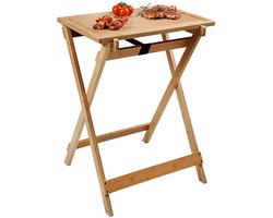 Grillmeister Inklapbare Bijzettafel - 60x45x79cm - Voor in huis of BBQ - FSC® Hout