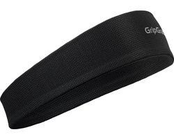 GripGrab - Lichtgewicht Zomer Fiets Zweetband voor Onder de Fietshelm Zweetbescherming Hoofdband - Zwart - Unisex - Maat One Size