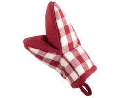 Gripper GINGHAM - SET/2 - 13x19 cm, rood