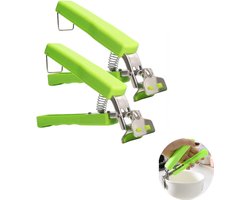 Gripper - Gripper Bowl - Pannenlap - Clip Plate - Holder - Anti-Brandwonden Tang - Keukengerei - Thuis Keuken - Pan Gripper Van Magnetron, Oven, Antislip, Bestand Tegen Hoge Temperaturen, Voor De Keuken, Bescherming Tegen Verbranding - 2stuks