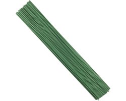 Groen - Bloemistendraad - 60 stuks - 2 mm diameter - 30 cm lang - voor bloemstukken - bloemstelen voor boeketten - draadkrans maken