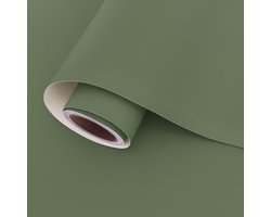 Groen contactpapier schil en stok behang voor woonkamer wasbare vinyl kast cover kleverige achterkant plastic keuken werkblad bekleding kast slaapkamer kledingkast meubels sticker 81 cm × 3