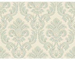 Groen vintage behang 256153