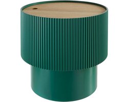 Groene Bijzettafel Rond Klein - Stijlvol Decoratief Tafeltje