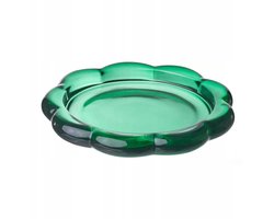 Groene Glazen Theelichthouder 11 cm - Stijlvol en Decoratief