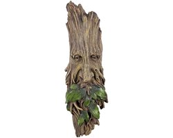 Groene man boomsculptuur - Natuurlijke tuinkunst - 1 stuk - Groen - Hars