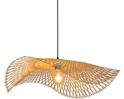 Groenovatie Bamboe Hanglamp - Handgemaakt - Naturel - ⌀55 cm