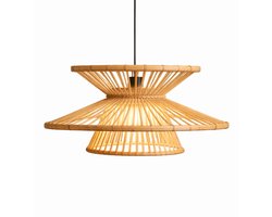 Groenovatie Bamboe Hanglamp - Handgemaakt - Naturel - ⌀60 cm