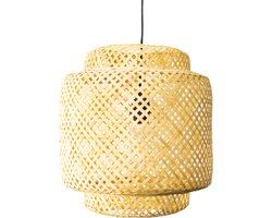 Groenovatie Bamboe Hanglamp - Handgemaakt - Naturel - Ø35 cm