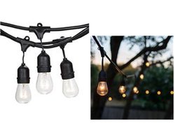 Groenovatie Feestverlichting Prikkabel - E27 - 10 Meter - IP65
