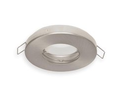 Groenovatie Inbouwspot - GU10 Fitting - Rond - Waterdicht IP44 - Satijn - 10-Pack