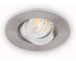 Groenovatie Inbouwspot LED - 3W - Rond - Kantelbaar - Ø 53 mm - Dimbaar