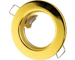Groenovatie Inbouwspot - Rond - MR16 Fitting - Ø 80 mm - Goud