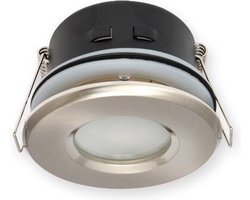 Groenovatie Inbouwspot Rond - Vast - Ø 85 mm - Waterdicht IP44 - Satijn