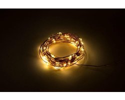 Groenovatie LED Feestverlichting - 5 Meter - Waterdicht IP65 - Warm Wit - Op 3xAA Batterijen
