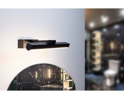 Groenovatie LED Spiegelverlichting - 8W - IP54 - Warm Wit - Zwart
