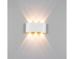 Groenovatie LED Wandlamp - 6W - Triple - 170x80x40 mm - Warm Wit - Wit