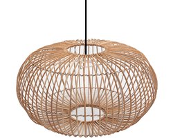 Groenovatie Rotan / Rieten Hanglamp - Handgemaakt - Naturel - ⌀40 cm