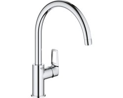 GROHE BauLoop Keukenkraan - Hoge uitloop - 360° draaibereik - Chroom
