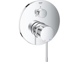 GROHE Essence inbouw douchekraan - Opbouwdeel - 3-weg omstelling - Met bad optie - Chroom