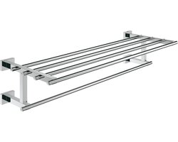 GROHE Essentials Cube handdoekhouder met rek voor meerdere handdoeken - 600 mm